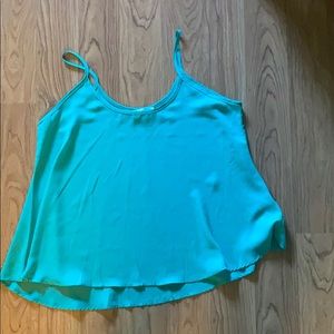 Aqua silky tank top